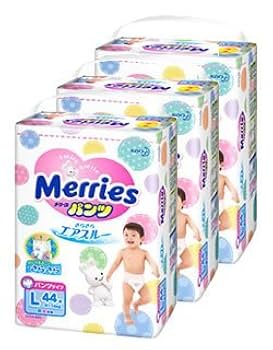 メリーズパンツＬサイズ44枚×6袋　2ケース【未開封】 オンライン限定週替わりセール】*メリーズ エアスルー Lサイズ