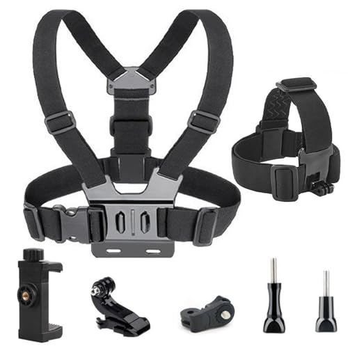 Yullmu Phone Chest & Head Strap for Gopro & Phones 2.36-3.93