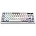 ASUS ROG Azoth White RGB Gaming-Tastatur (QWERTZ Layout, 75% Tastaturformfaktor, mechanische ROG NX-Switches, OLED-Display, Wireless mit Bluetooth, 2,4-GHz-RF, USB, Windows und MacOS-Modus, weiß)