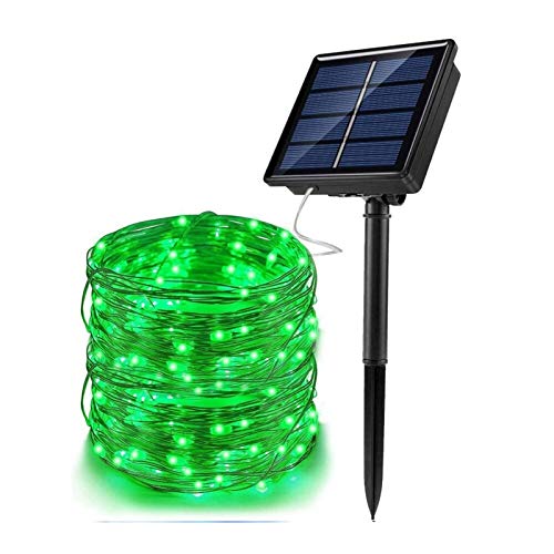 Guirlande lumineuse solaire étanche pour éclairage extérieur sans prise
