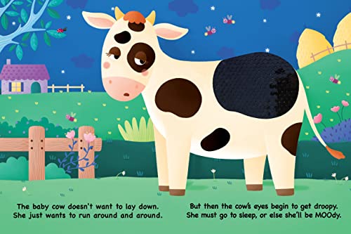 Image of It's Pasture Bedtime - Children's Touch and Feel Storybook with 2-Way Sequins - Sensory Board Book