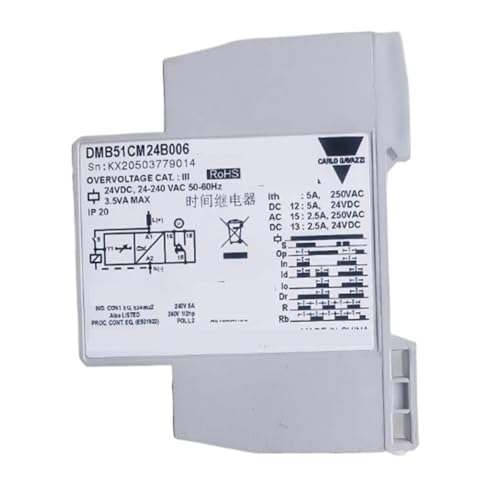 Relais temporisé DMB51CM24 temporisation de panne de courant pour relance de moteur