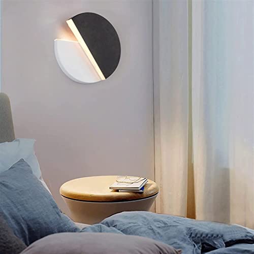 Lampe murale moderne ronde pour lecture de chevet - 4