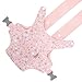 GAGAKU Baby Doll Carrier for Toddler Toy Baby Carrier for Dolls Accessories Doll Carrier for Little Girls - Pink (Pear Flowers)