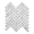 Soulscrafts Italian White Carrara Marble 1 x 4 Herringbone Mosaic Tile Polished for Kitchen Backsplash Bathroom Wall & Floor Tile 5 Sheets/Box