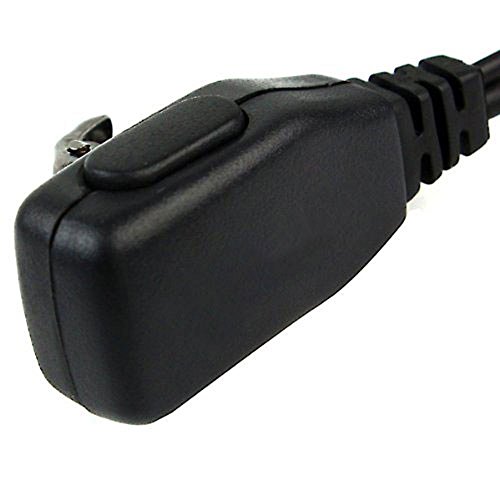 Aoer 5Pack 2-Pin Covert Acoustic Tube Earpiece Headset For Kenwood Puxing Wouxun Baofeng Two Way Radio 2Pin #TOP4