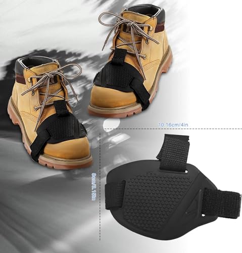 2 Stücke Motorrad Gangschaltung Pad,Motorrad Schuhschutz Stiefel,Schuhe Schutz Motocross Shift Pad,Gummi Schalthebel Schuhe Stiefel Scuff Protector Shifter Guards,Schalthebel Schuhabdeckung,Schwarz
