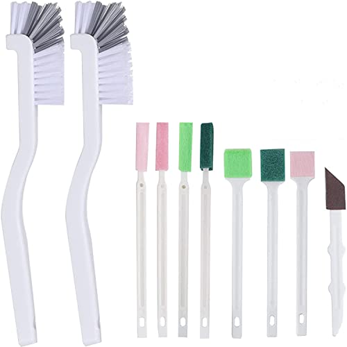 Image of Crevice Cleaning Brushes Tool kit Small Cleaning Brush for House Cleaning Disposable Toilet Brush Deep Cleaning Brush Gap for Gap Corner of Stove Hard to Reach Cleaning Tools (Multicolor)