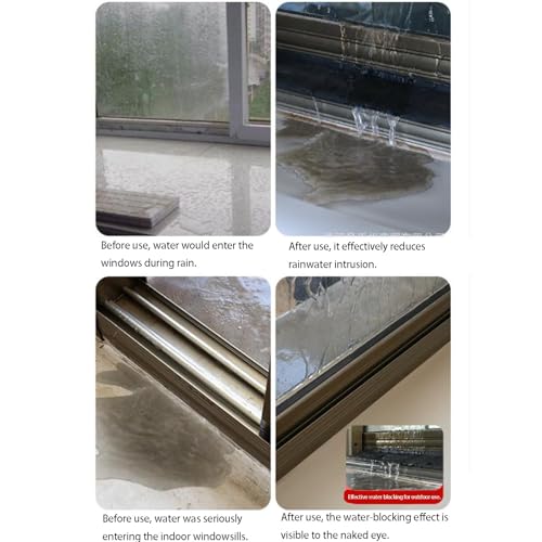 Burlete autoadhesivo flexible para evitar goteras en puertas y ventanas de coches 4