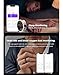 Yoidesu Smart Ring with LED Display Screen, Health Tracker Fitness Ring with APP, Compatible with iOS Android, IP68 Water Proof, Multiple Sports Modes, Heart Rate Sleep Tracker Pedometer