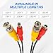 10FT Black Premade BNC Video Power Cable Extension Wire for CCTV, Security Camera, DVR, Surveillance System, All in One Plug & Play Cord