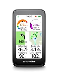 iGPSPORT BiNavi Air GPS Bicicleta con Navegación y...: 【Posicionamiento de mayor precisión】El ciclocomputador bicicleta gps, además de ser compatible con posicionamiento dual de cinco satélites y doble frecuencia, incorpora un algoritmo exclusivo anti-deriva que permite una localización más rápida y prec...