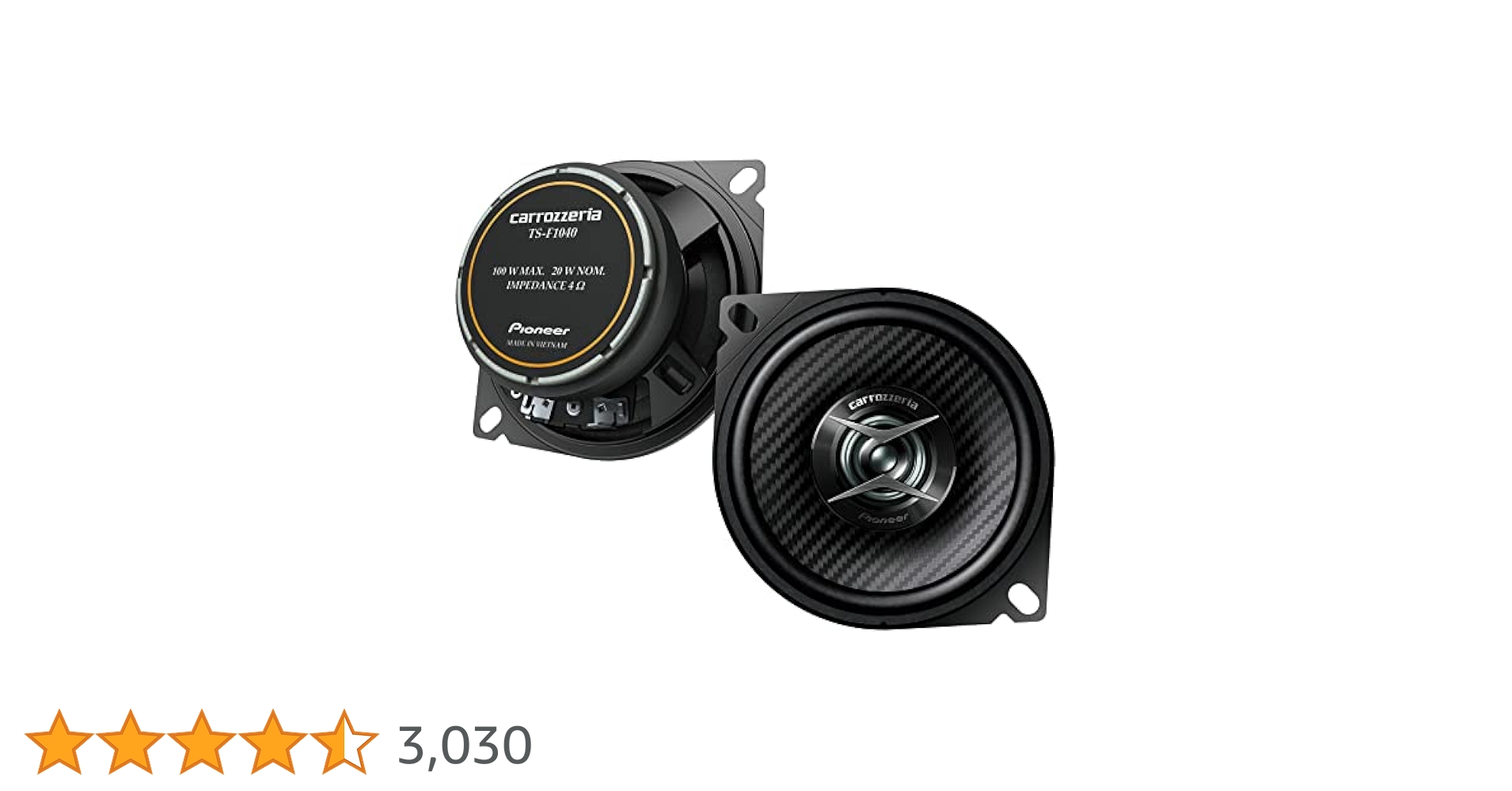 Pioneer TS-F1040-2 スピーカー 10cmコアキシャル2ウェイスピーカー TS-F1040Ⅱ ｜パイオニア