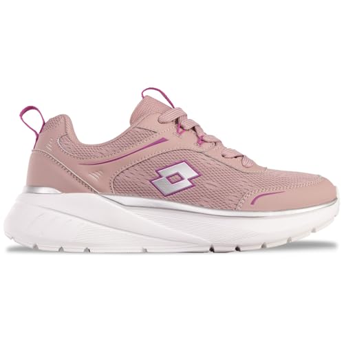 Lotto Exertiv Unisex, Scarpe da Ginnastica Adulto, Dk Rose Lilac, 38 EU