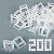 Tile leveling System Spacer Clips, Tiles Leveler Spacers for Tile Installation Kits, 200pcs, 1/8 inch