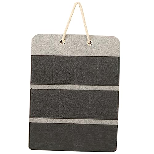 TIDTALEO Hanging Storage Bag Portable Wall Hanging Organizer Multifunctional Felt Storage Bag for Closet Bedroom and Door for Phones Keys and Glasses Easy to Install Deep
