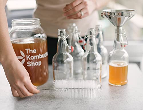 The Kombucha Shop - Bottle Brush for Cleaning Swing Top Bottles, Stout Bottles and Growlers