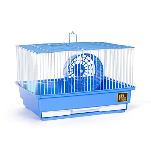 Image of Prevue Pet Products Single-Story Hamster and Gerbil Cage, Blue