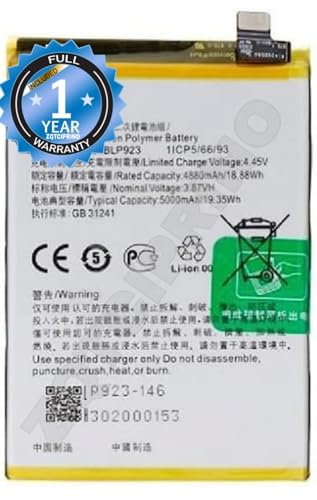Image of Original BLP923 Battery for Oppo A97(5G), A77 5G Battery with 1 Year Warranty **** (B310)