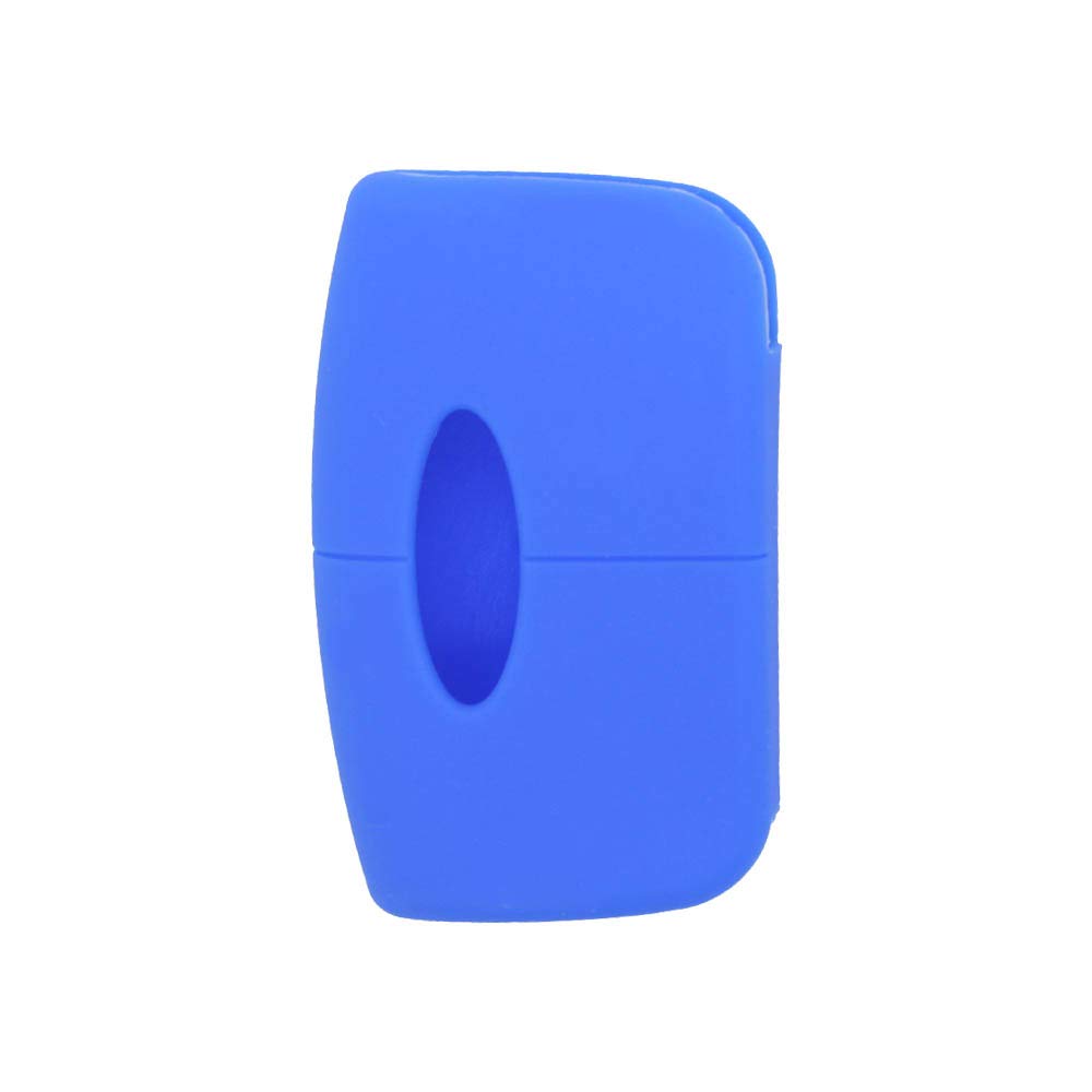 BROVACS Silicone Cover Protector Case Holder Skin Jacket Compatible with FORD 3 Button Smart Remote Key Fob CV9709 Deep Blue - Image 3