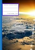 Earth themed jotter and calender: A beautiful notebook that shows the natural of the world we live on by depicting it form above on the front page.