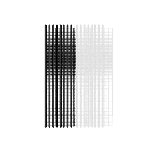 Fib-utopia 26PCs (13 white 13 black) Micro Tagging Gun Fasteners, 0.18 inch fine Stitch Tagging Gun Refills Compatible with All fine Tagging Gun