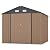 GAOMON 10x12 Metal Outdoor Storage Shed, Large Tool Shed House with Lockable Doors & Air Vent, Waterproof Steel Utility Sheds for Patio Garden Lawn, Perfect for Heavy Duty Tools Bike Storage Outside