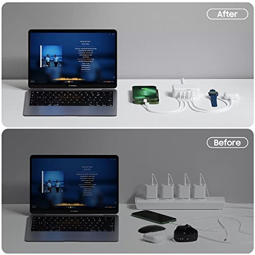 Usb C Fast Charger, 45W Multiple Desktop Usb C Charging Station Hub, 30W Dual Pd Usb C And Qc Usb A Wall Charger Block Power Adapter For Ipad Iphone 14 13 12 11 Pro Max Pixel Note Galaxy, Macbook Air #TOP7