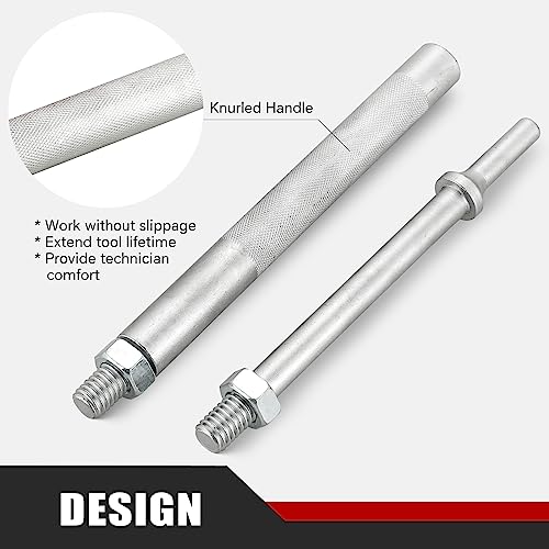 ATPEAM Trenngabel Kugelgelenk Abzieher Set 5tlg, Traggelenk Abzieher, Trenn- und Montagegabel-Satz, Spurstangen Werkzeug 17/23/28mm