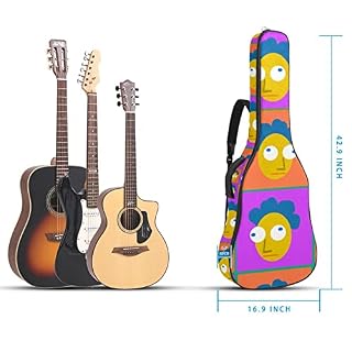 Housse de protection épaisse en éponge imperméable pour guitare acoustique, électrique, basse, guitare classique… - Les Beatles, Paul McCartney, John Lennon, RIngo Starr, George Harrison Housse de protection épaisse en éponge imperméable pour guitare acoustique, électrique, basse, guitare classique… – Image 5