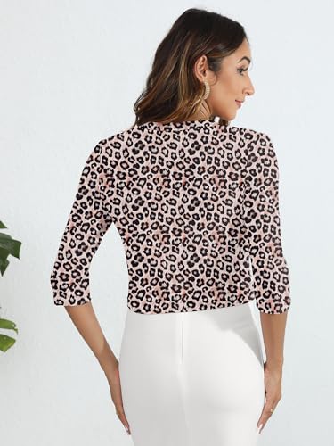 Image of Heymoments Women's Thin Shrugs 3 /4 Sleeve Lightweight Cropped Sweaters Open Front Cardigan for Dress