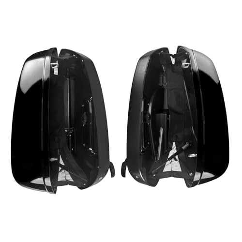 Alforjas rígidas para Harley Softail Low Rider (2018-2024) - Pack de 2 unidades, color negro, material ABS miniatura 5