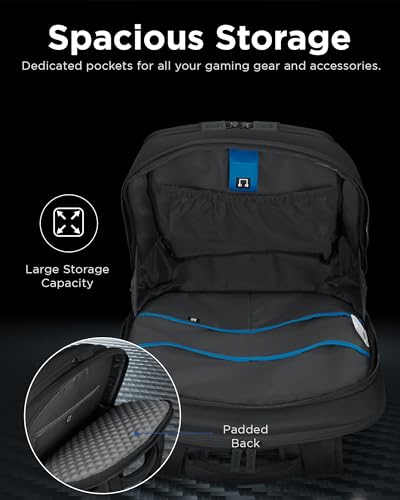 Image of Lenovo - Legion 17 inch Armored Backpack - Gaming Laptop Bag - Double Layered Protection - Dedicated Storage Pockets - Durable Pack with EVA Front Shield (Pack of 4)