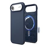 Immagine di elago Cover Magnetica in Silicone Liquido per iPhone Air (6,5'') – Compatibile con MagSafe, Antiurto, Sottile, Finitura Soft-Touch (Indaco Jeans)
