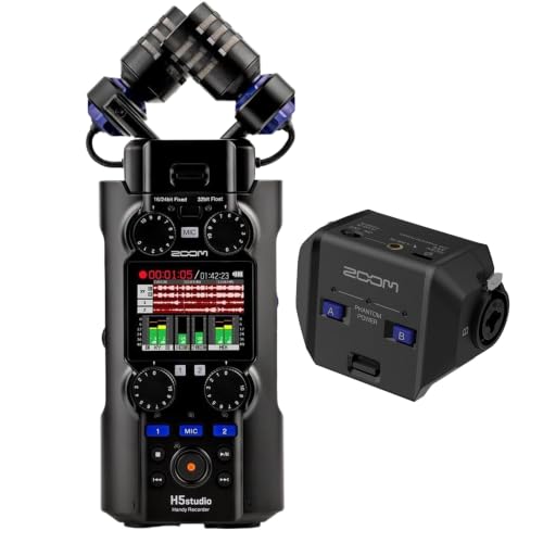 ZOOM(�Y�[��) H5studio IC���R�[�_�[ ���j�APCM�^�����g�����j�b�g �Z�b�g���� | DGP2025���,�}�C�N�J�v�Z�������^,32bit float,32�r�b�g�t���[�g,4�g���b�N,������h�~,����m�C�Y,XLR,�I�[�f�B�I�C���^�[�t�F�[