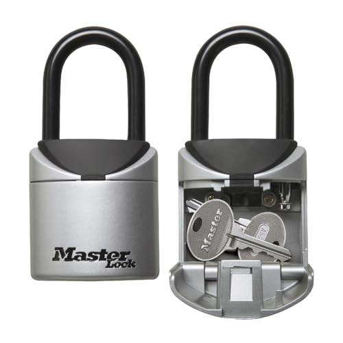 Master Lock Mini Schlüsseltresor, mit Bügel, 13.5 x 7 x 3.2 cm, Schlüsselsafe – Ansicht 1