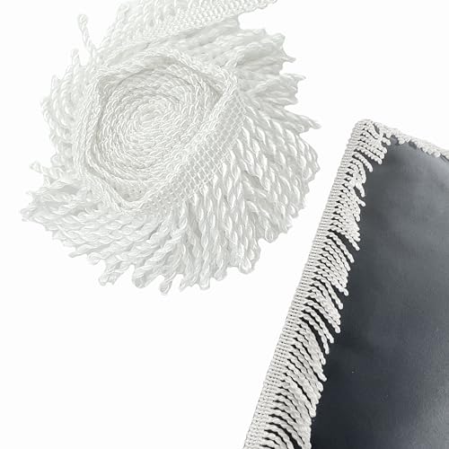 OHYER 3 metros borde de Borla de flecos DIY Costura Decoración para Cortinas, Faldas, Bufandas, Dobladillos y Manualidades