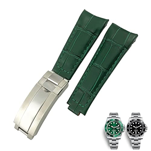 Bracelet Cuir de Vachette Incurvé 20mm au Quotidien pour GMT Daytona