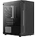 Aerocool Mini Tower Micro ATX Trinity Mini Gehäuse mit Glasplatte, Schwarz ACCS-PV32013.11