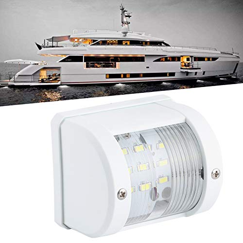 Fanali Luci Di Via Barca Bianca - Indicatore Luminoso Di Navigazione, 12V/24V 135 Gradi Barca 3W Ip66 Led Lampada Per Albero Di Navigazione Abs Per Esterni Per Crociere In Barca Da Pesca