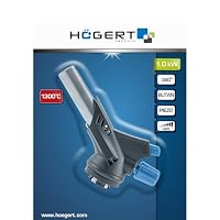 Högert Technik - Lötbrenner - Gasbrenner für den Haushalt, Gastronomie, Fischerei, Handwerks- und Autowerkstätten - START/STOP-Taste - 3600-Winkel-Arbeit - maximale Betriebstemperatur: 1300° C – Ansicht 7