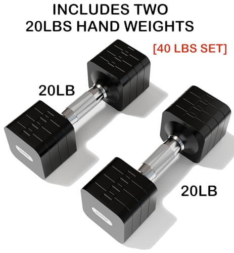 Image of 15LB 20LB 30LB 40LB 50LB Adjustable Dumbbell Set Free Weights Dumbbells Set for Women Men Hand Weights Sets Adjust Dumbbell Weight Sets for Home Gym Exercise Workout Strength Training Equipments