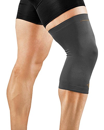 Tommie Copper Men's Recovery Refresh Knee Sleeve, Slate Grey, Large