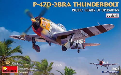 Kit MiniArt 48022 P-47D-28RA Thunderbolt à assembler échelle 1:48