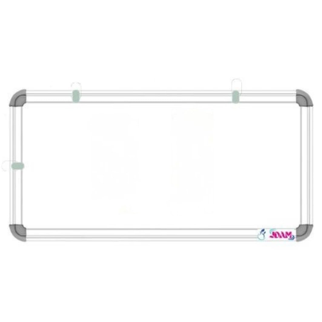 JDAM Non-Magnetic Double Sided Whiteboard & Chalkboard (2x1 ft) | Dual-Surface Writing Board with Durable Aluminium Frame | Ideal for Home, Office, School, Classroom & Study Room-image-13