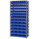 Global Industrial 13 Shelf Steel Shelving with (76) 4