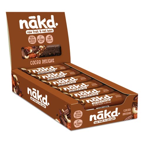 Nakd Cocoa Delight 35g barre brute pressée à froid cacao