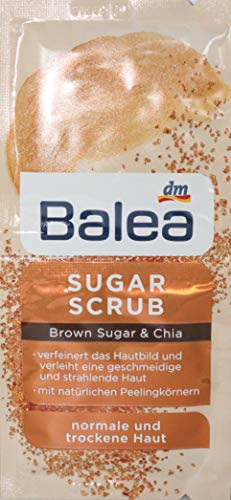 Preisvergleich Produktbild Balea Sugar Scrub Peeling Brown Suger & Chia 10er Packung