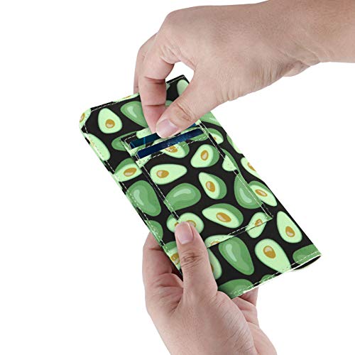 Image of Women's Card Wallet Envelope Style Credit Card Holder Cute Cash Wallet for Ladies (Avocado)