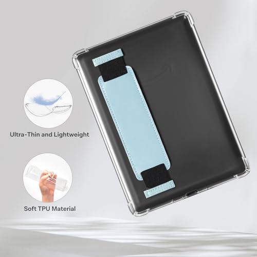 Image of CoBak Hand Strap Clear Case for All-New 7 inch E-Readers - Lightweight, Scratch-Proof Silicone Back Cover
